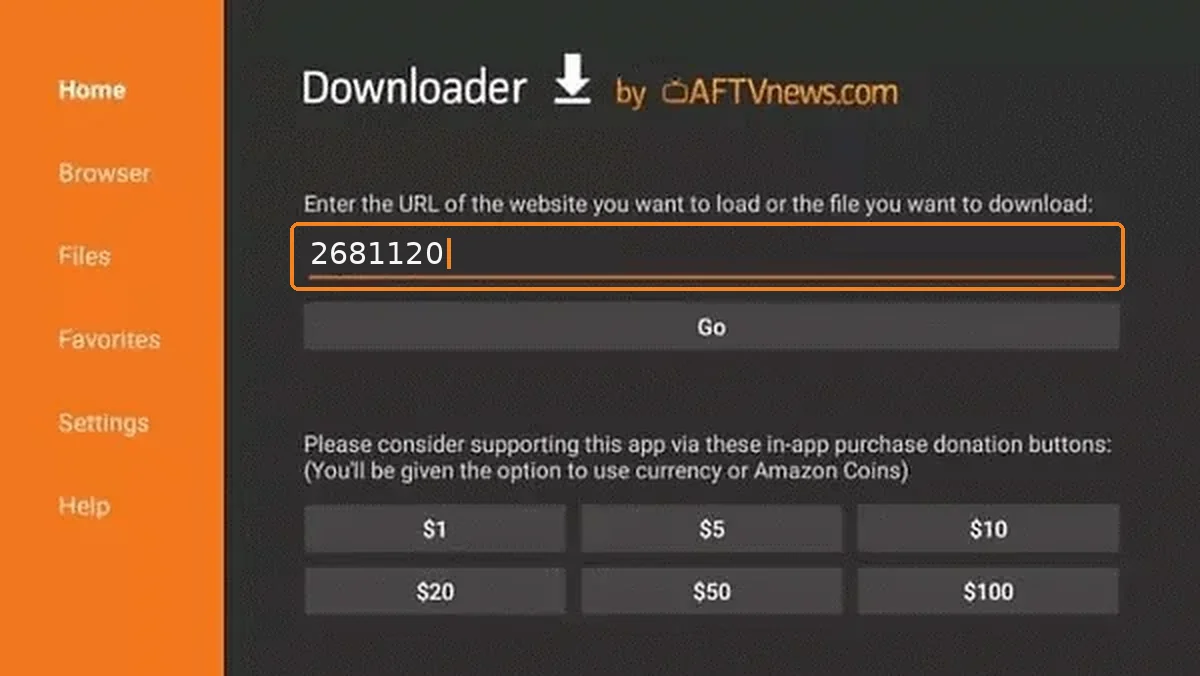 Code Downloader 2681120 pour installer Atlas Pro IBO sur Fire TV et box Android